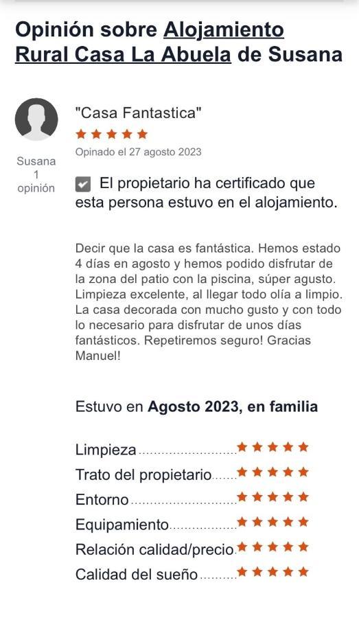 Alojamiento Rural Casa La Abuela Arbuniel Bagian luar foto
